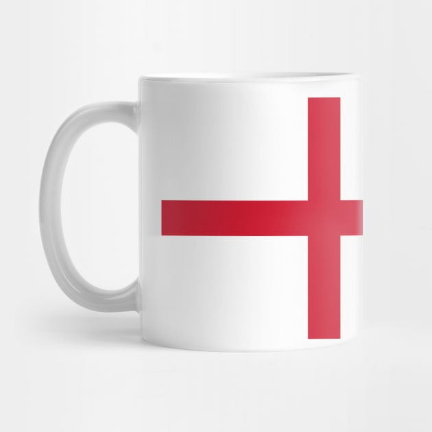 St Georges Cross England National Flag by Culture-Factory